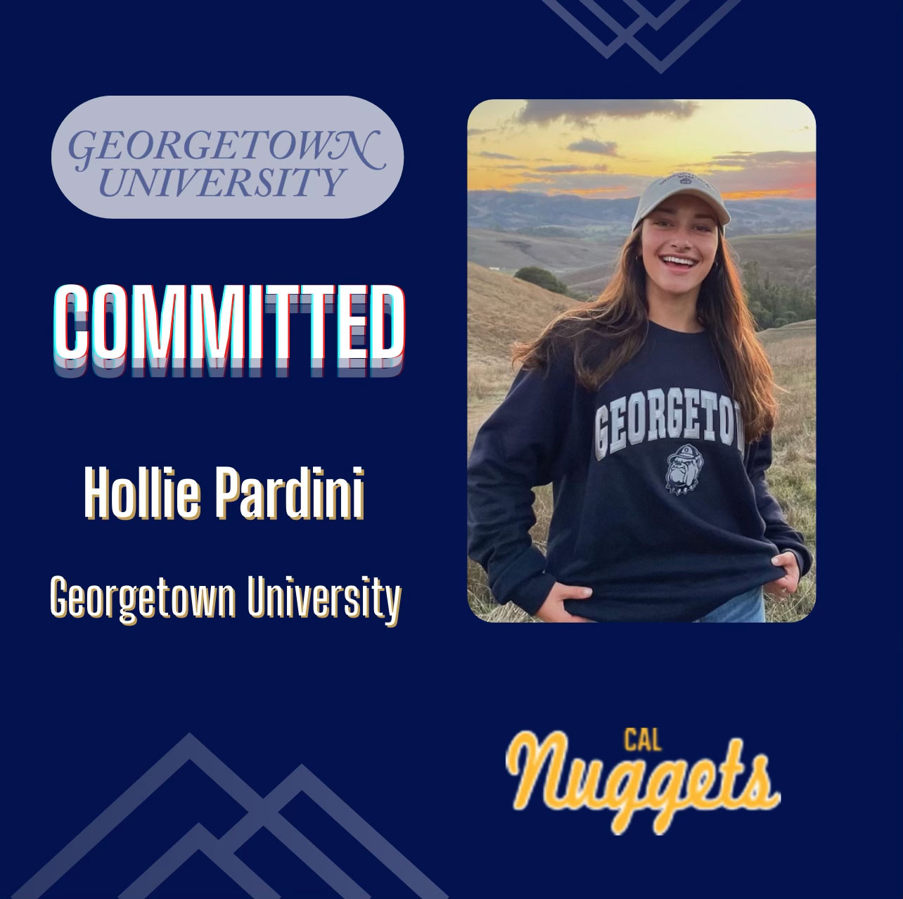 Hollie Pardini (2023) Commits to Georgetown University